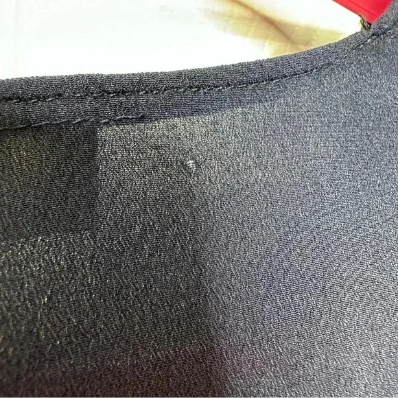 Costa Blanca Sheer Shirt Long Sleeved Blue & White Size Medium - Picture 5 of 16